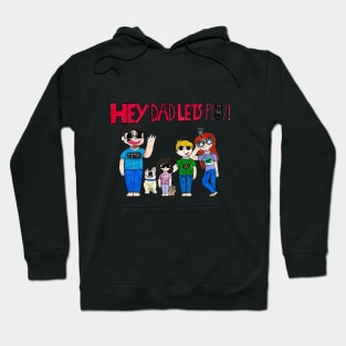 Hey Dad Let's Play! logo Hoodie